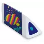 Maped Pyramide PIXEL PARTY gomma in plastica, bianco, senza ftalati e PVC, sezione triangolare, espositore da 24 119523