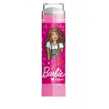 Maped Barbie gomma in plastica con ricarica, formato rossetto, sistema girevole estraibile, 1 set 152013