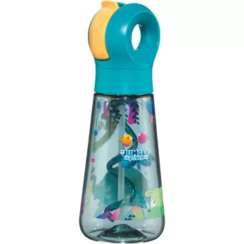 Maped PICNIK JUNGLE FEVER borraccia, 0,5 L, turchese, Ecozen con cannuccia 873199
