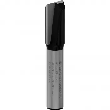 Bosch fresa per scanalature gambo 8 mm, diametro 10 mm, lunghezza tagliente 20 mm, lunghezza totale 51 mm 2608628383