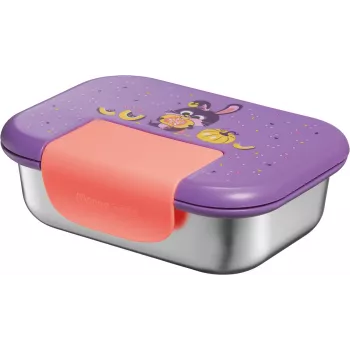 Maped PICNIK lunch box coniglio, acciaio inox, 0,9 L, coperchio in plastica con guarnizione in silicone – 1 pezzo (874002)