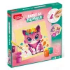 Maped Creativ set colora per numeri gatto e coniglio - 2 tavole prestampate, colori acrilici, pennelli, da 7 anni 907083