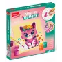 Maped Creativ set colora per numeri gatto e coniglio - 2 tavole prestampate, colori acrilici, pennelli, da 7 anni 907083