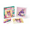 Maped Creativ set colora per numeri gatto e coniglio - 2 tavole prestampate, colori acrilici, pennelli, da 7 anni 907083