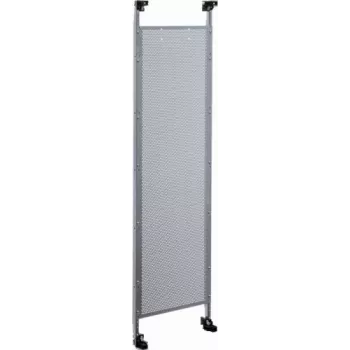Hager UN41TN quadro di distribuzione universale, porta in acciaio inox, 600x250x52 mm