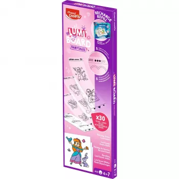 Maped Creativ Princess ricarica per tavoli luminosi LED LUMI BOARD, 20 fogli di carta trasparente 907096