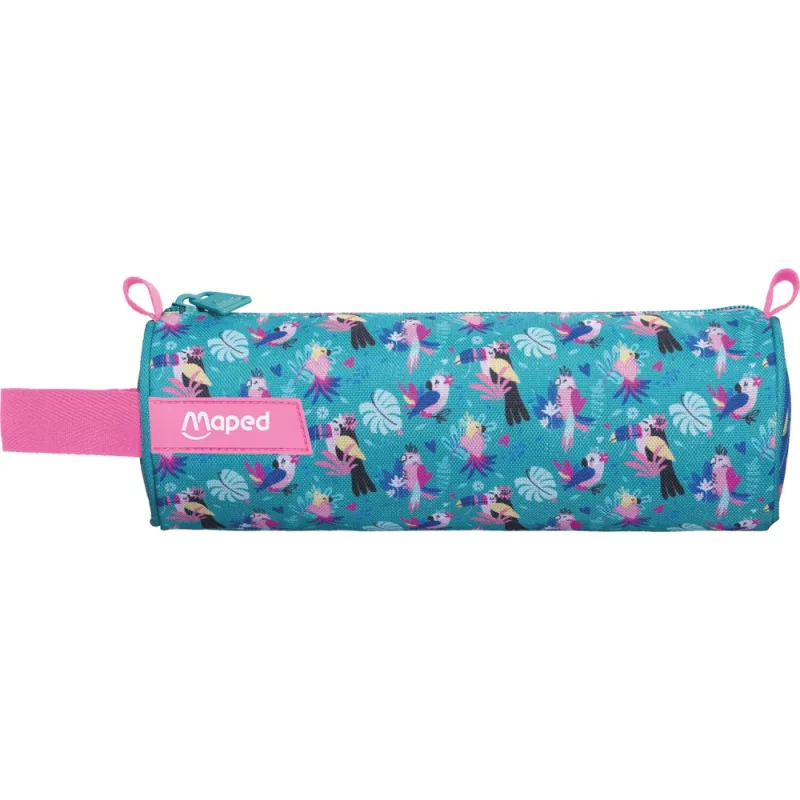 Maped Tropical astuccio arrotolabile, poliestere, cerniera, asola, multicolore 932904