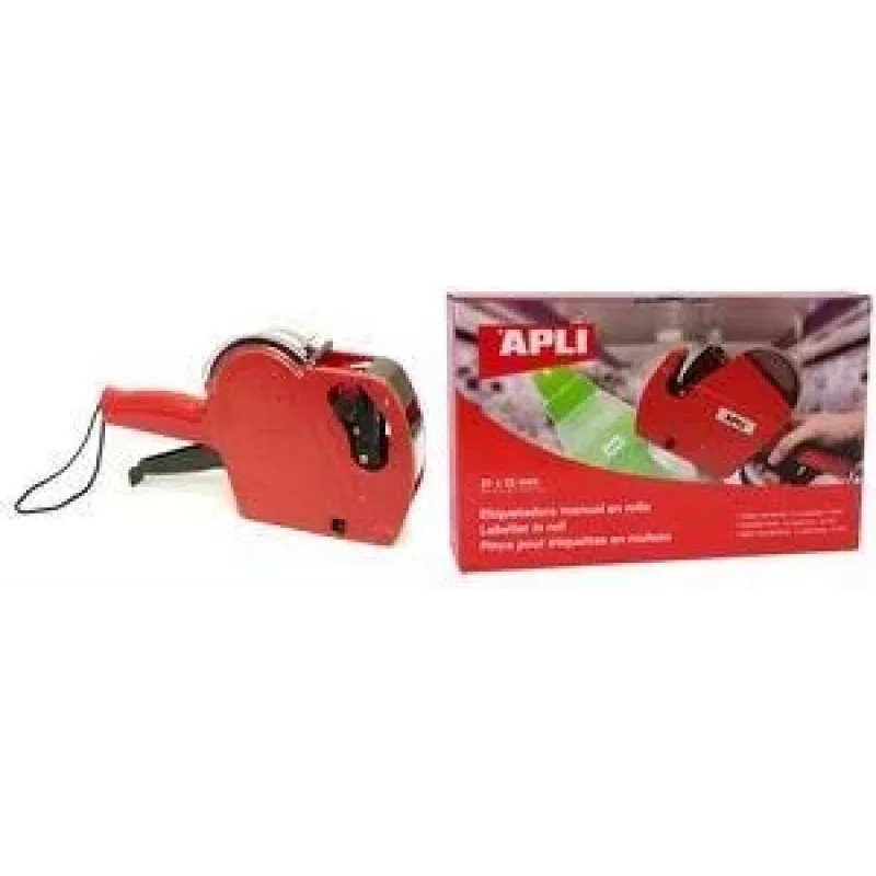 AGIPA 101418 etichettatrice per prezzi rossa a 1 riga, 8 cifre, altezza caratteri 8 mm