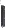 HAGER UZ45S3 supporto sinistro per barre collettrici, 5 poli, 355A, passo 45 mm, grigio