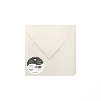 Clairefontaine Pollen busta Natura in carta riciclata, quadrata, 165 x 165 mm, 120 g/m², pezzo singolo 55019C