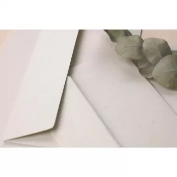 Clairefontaine Pollen busta Natura in carta riciclata, quadrata, 165 x 165 mm, 120 g/m², pezzo singolo 55019C