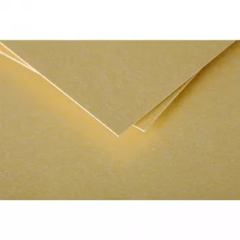 Clairefontaine Pollen busta DL, oro, 120 g/m², pH neutro, senza acidi, 110 x 220 mm, 1 pezzo 50085C