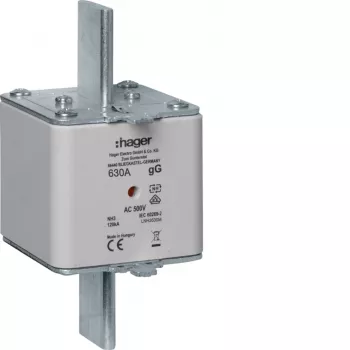 Hager LNH3630M fusibile NH3 gG, 630 A, 500 V AC