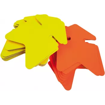 agipa etichetta simbolo freccia, giallo/arancione, 160 x 240 mm, bifacciale, 1 pezzo (022925)