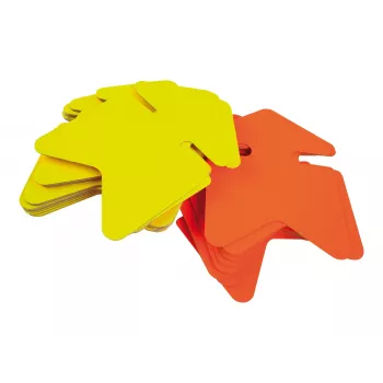 agipa etichetta simbolo freccia, giallo/arancione, 160 x 240 mm, bifacciale, 1 pezzo (022925)