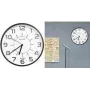 UNILUX POP PL orologio da parete, 305 mm, cassa nera, quadrante nero, movimento al quarzo silenzioso 400190878