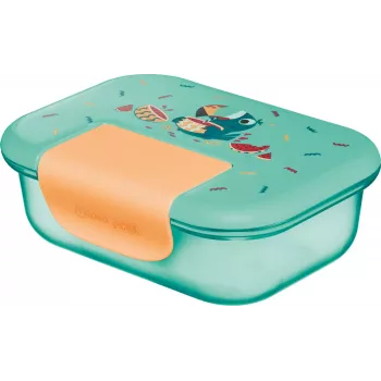 Maped PICNIK lunchbox TUKAN, plastica, 0,9 L, coperchio con guarnizione in silicone, chiusura a clip - 1 pezzo (874103)