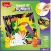 Maped Creativ set colora con i numeri - pappagallo e farfalla, 2 soggetti, 10 colori acrilici, dai 7 anni 907085