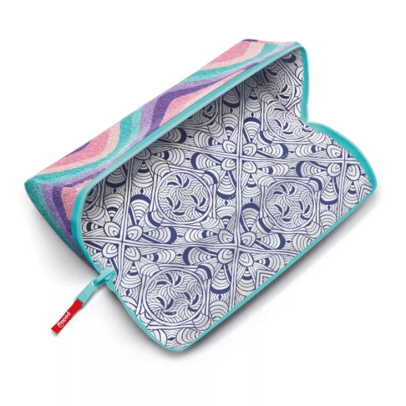 Maped Effect Pastel Softy Waves XXL astuccio triangolare, reversibile, Pastel Waves 931913