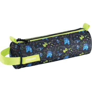 Maped astuccio gaming e video, poliestere, zip, tracolla, stampa a motivo multicolore, 1 pz 932907
