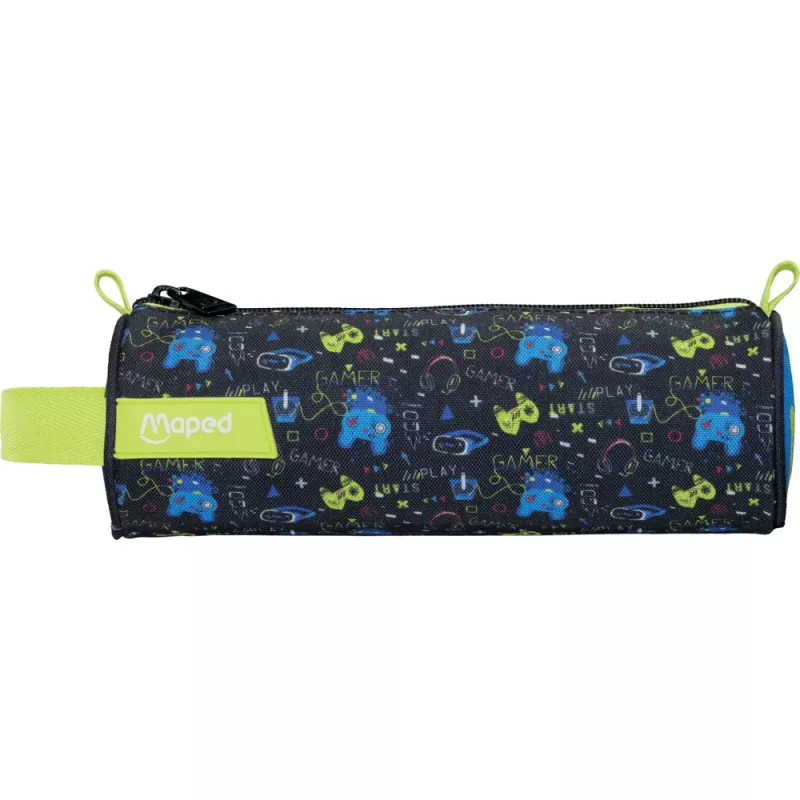 Maped astuccio gaming e video, poliestere, zip, tracolla, stampa a motivo multicolore, 1 pz 932907