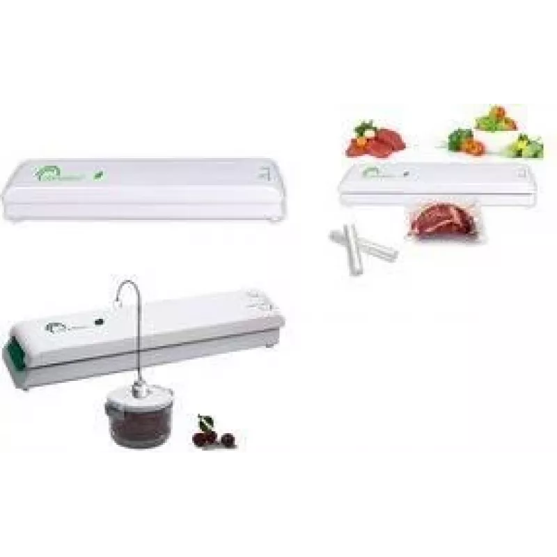 Little Balance LB 8315 Happy Saver Eco apparecchio per sottovuoto 2 in 1, bianco