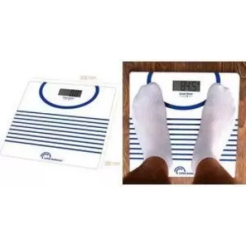 Little Balance LB 8655 bilancia pesapersone digitale Sailor, ricaricabile USB-C, senza batterie, 180 kg