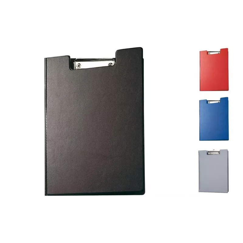 MAUL cartella con morsetto A4 con rivestimento in pellicola, nero 23392-90