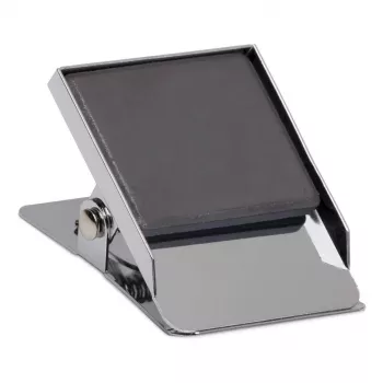 MAUL fermaglio per carta con magnete, 40 mm, argento, acciaio robusto con molla forte 2194096