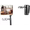 Little Balance frullatore a mano Inox 400, 400 W, acciaio inox, elegante design nero con rivestimento in acciaio inox (LB 8460)