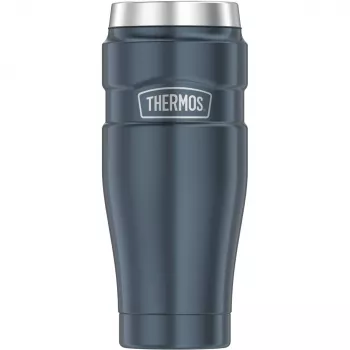 THERMOS STAINLESS KING bicchiere termico, 0,47 L, Ice Grey, acciaio inox a doppia parete, isolamento sottovuoto, smontabile 4002.336.047