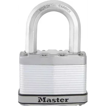 Master Lock Excell lucchetto in acciaio laminato 52mm con archetto 38mm (M5EURDLF)