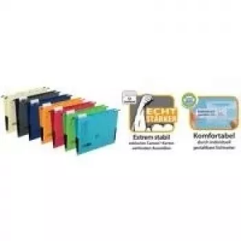 ELBA chic ULTIMATE archivio sospeso, DIN A4, antracite, lati chiusi, cartone Canson, confezione da 25 (85743 AZ)