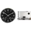 UNILUX WETTY orologio da parete 300 mm nero con termometro e igrometro 400140807