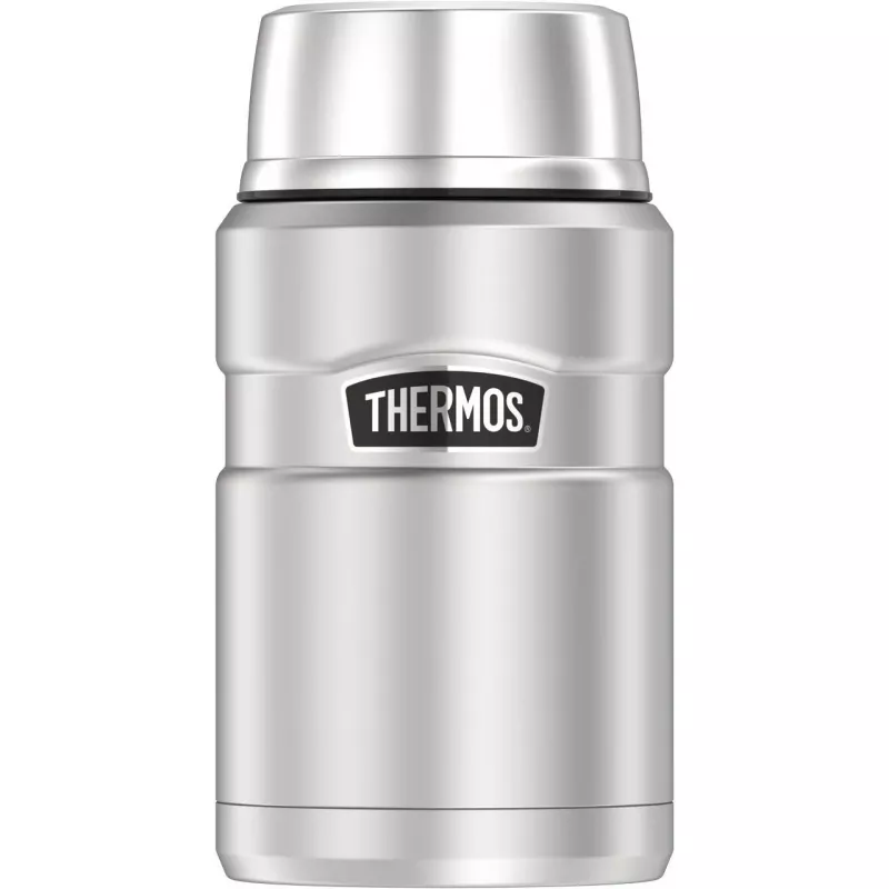 THERMOS STAINLESS KING contenitore termico sottovuoto per alimenti, 0,71 L, nero opaco 4001.233.071