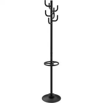 MAULpolaris appendiabiti con 8 ganci, nero (RAL 9004 opaco) 9402090