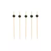 PAPSTAR stecchini per finger food Black Pearl, 125 mm, bambù, 200 pezzi 11300