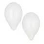 PAPSTAR palloncini in lattice bianchi, diametro 250 mm, confezione da 100, adatti all'elio 18956
