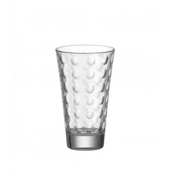 Esmeyer Leonardo OPTIC set di bicchieri, 300 ml, decoro in rilievo interno, conico, altezza 130 mm, 6 pezzi 410-749