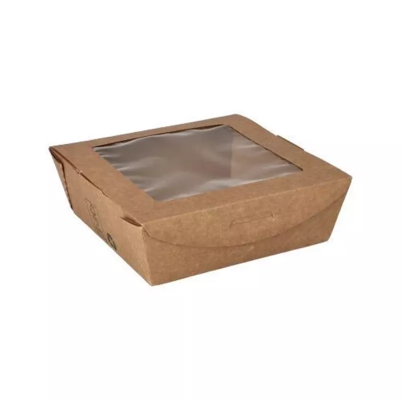 PAPSTAR 87251 contenitore monouso per alimenti in cartone - acido polilattico (PLA) marrone