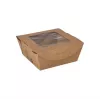 Papstar 87250 contenitore monouso per alimenti in cartone con rivestimento PLA, marrone, 750 ml, 50 pezzi