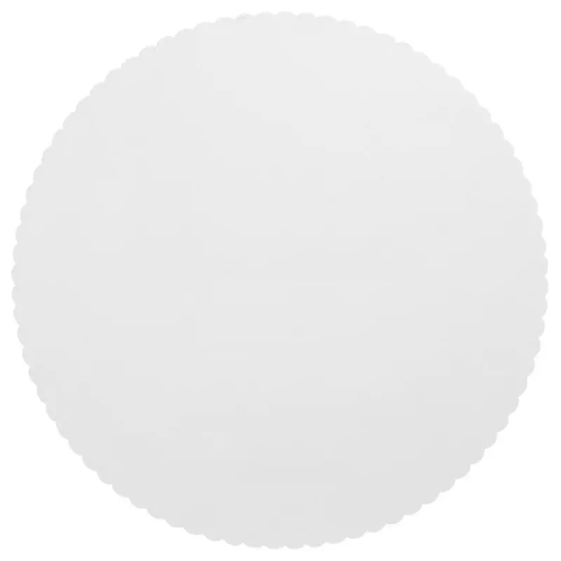 PAPSTAR pure sottotorta rotondo 300 mm bianco 10 pezzi 81195