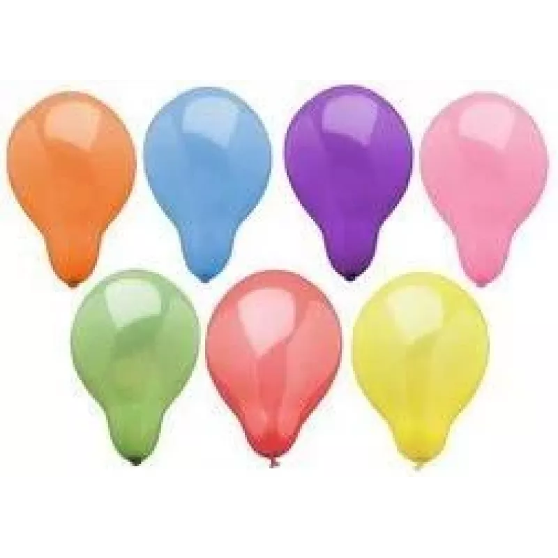 PAPSTAR palloncini da festa, diametro 290 mm, miscela di colori vivaci, adatti all'elio, 1 pezzo (84211)