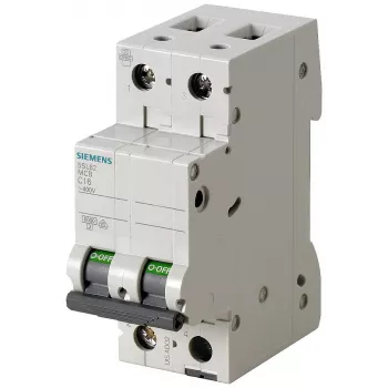 Siemens SENTRON 5SL62067 MCB 2 poli C 6A 6kA 230/400V AC