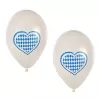 PAPSTAR Palloncino in lattice blu-bianco bavarese, 250 mm di diametro, 1 pezzo 81949