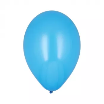 PAPSTAR Palloncini da festa blu, 250 mm di diametro, confezione da 100, adatti all'elio 18953