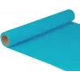 Papstar 82210 Rotolo runner da tavolo in carta turchese, 400 mm x 5 m, rettangolare