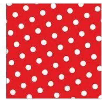PAPSTAR Dots Tovaglioli di carta, 330 x 330 mm, rosso, 3 strati, piega 1/4, 20 pezzi 82756