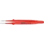 KNIPEX 92 27 62 Pinzetta di precisione VDE, punta finissima, 150 mm, isolata 1000V