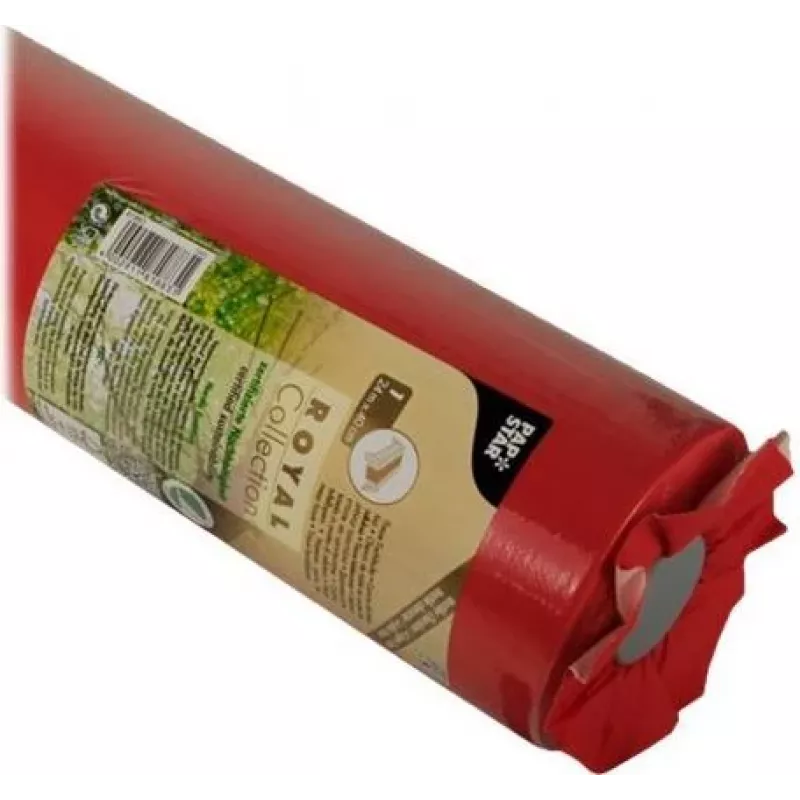PAPSTAR ROYAL Collection Runner da tavolo rosso in tissue, 400 mm x 24 m, rotolo 84312